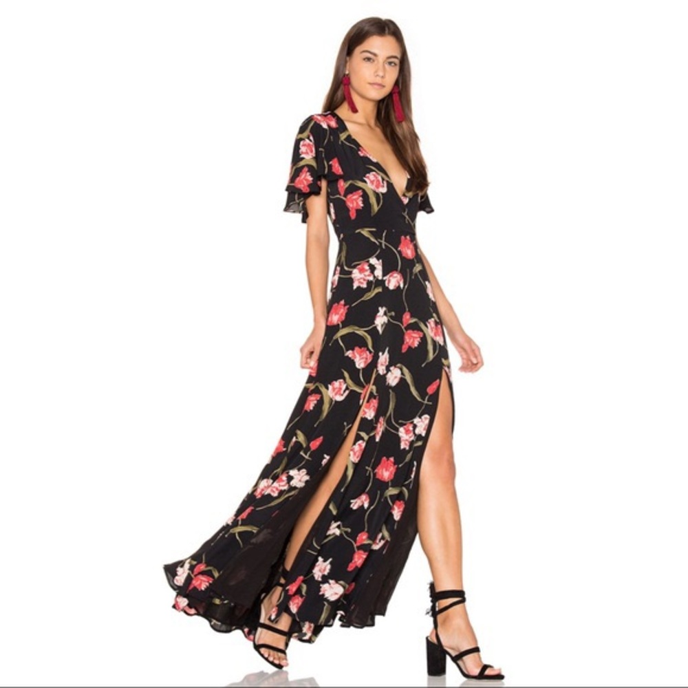 Privacy Please Revolve Floral Maxi Dress